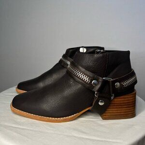 Sol Sana Eddie Harness Ankle Leather Moto Boots
